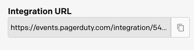 Copy the Integration URL